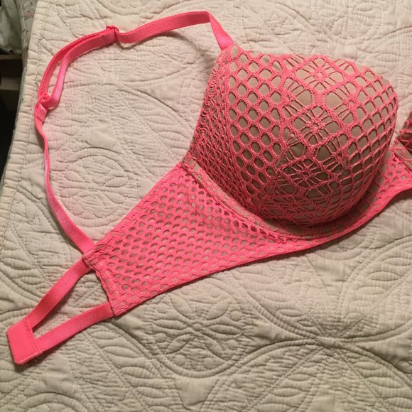 VICTORIA'S SECRET "Very Sexy" After Dark Lightly Lined Plunge Bra NWOT! 32D - Picture 7 of 16